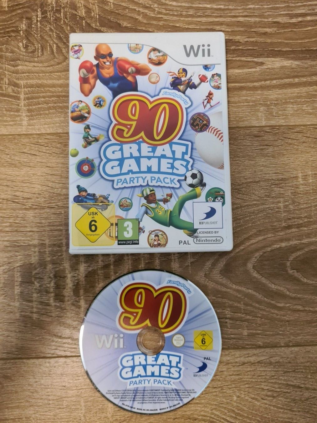 Nintendo Spiele: Nitendo WII Game: 90 Great Games Party Pack – Gebraucht aus Zürich von fschenkel