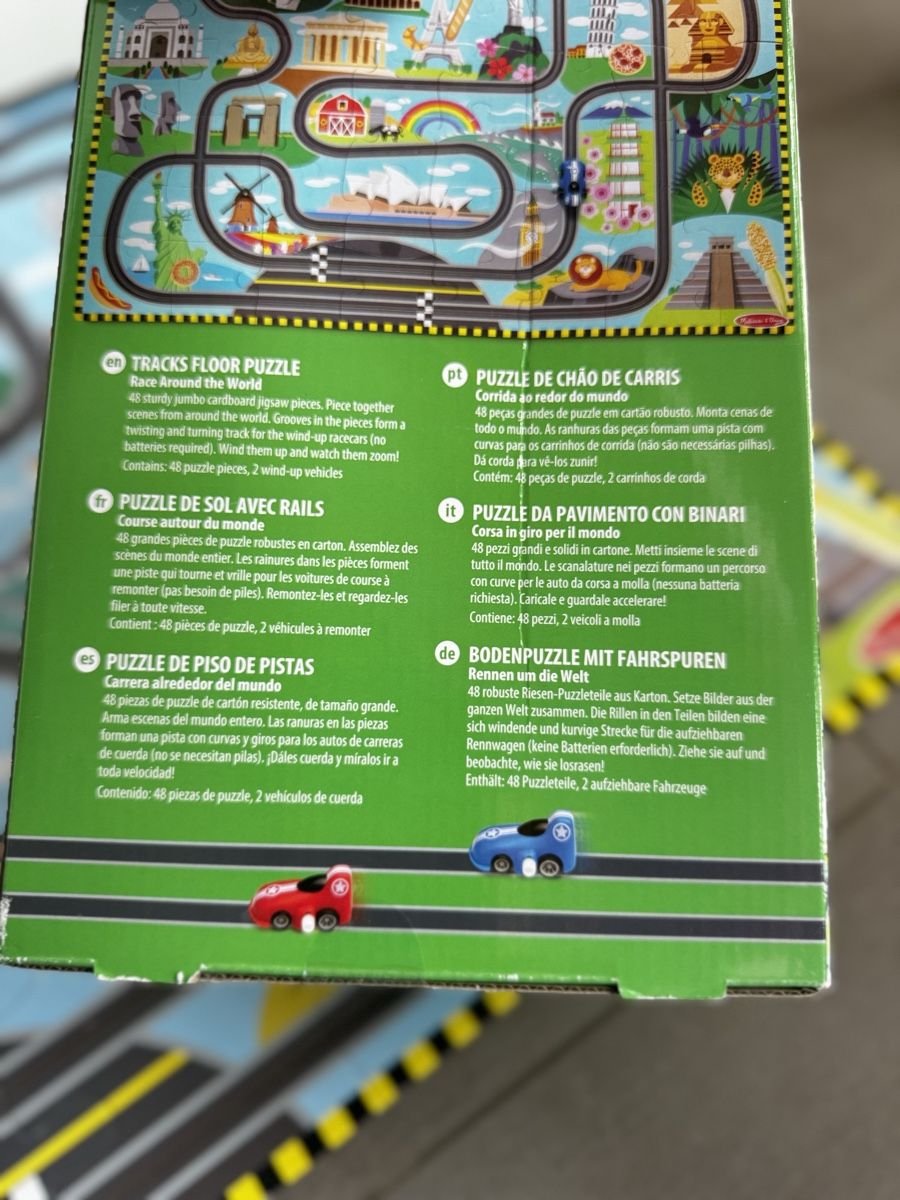 Puzzle: Melissa & Doug Weltreise Puzzle mit Autos – Usato da Goldau venduto da mira221 4