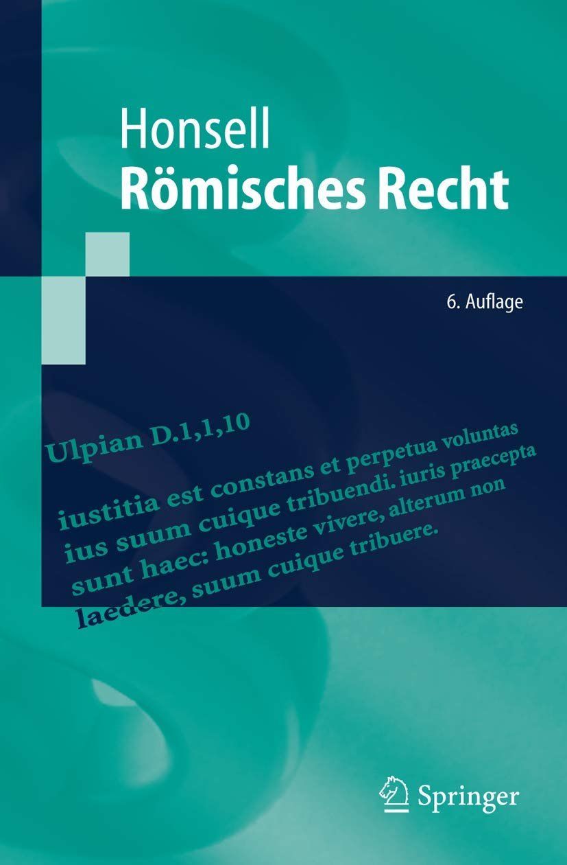 Bücher: Römisches Recht – Gebraucht aus Neuchâtel von Dualseele