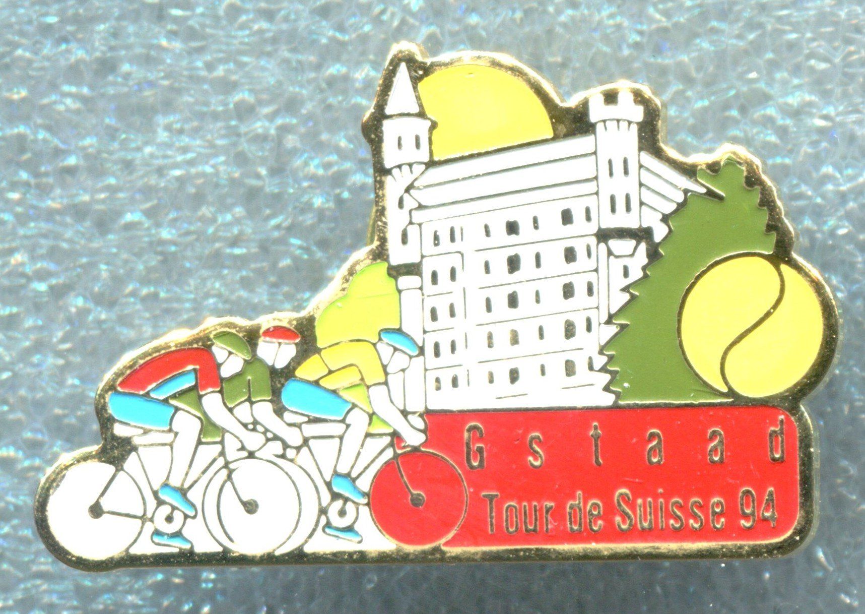 Plaketten & Abzeichen: Tour de Suisse '94  GSTAAD – Gebraucht aus Winterthur von Sammleroase
