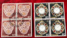 4 er Block Nr.576/577 mit VollStempel Bern