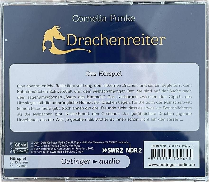 CD: NEU Drachenreiter CD Hörspiel 2 CDs – Usato da Sempach Station venduto da mkauer 2