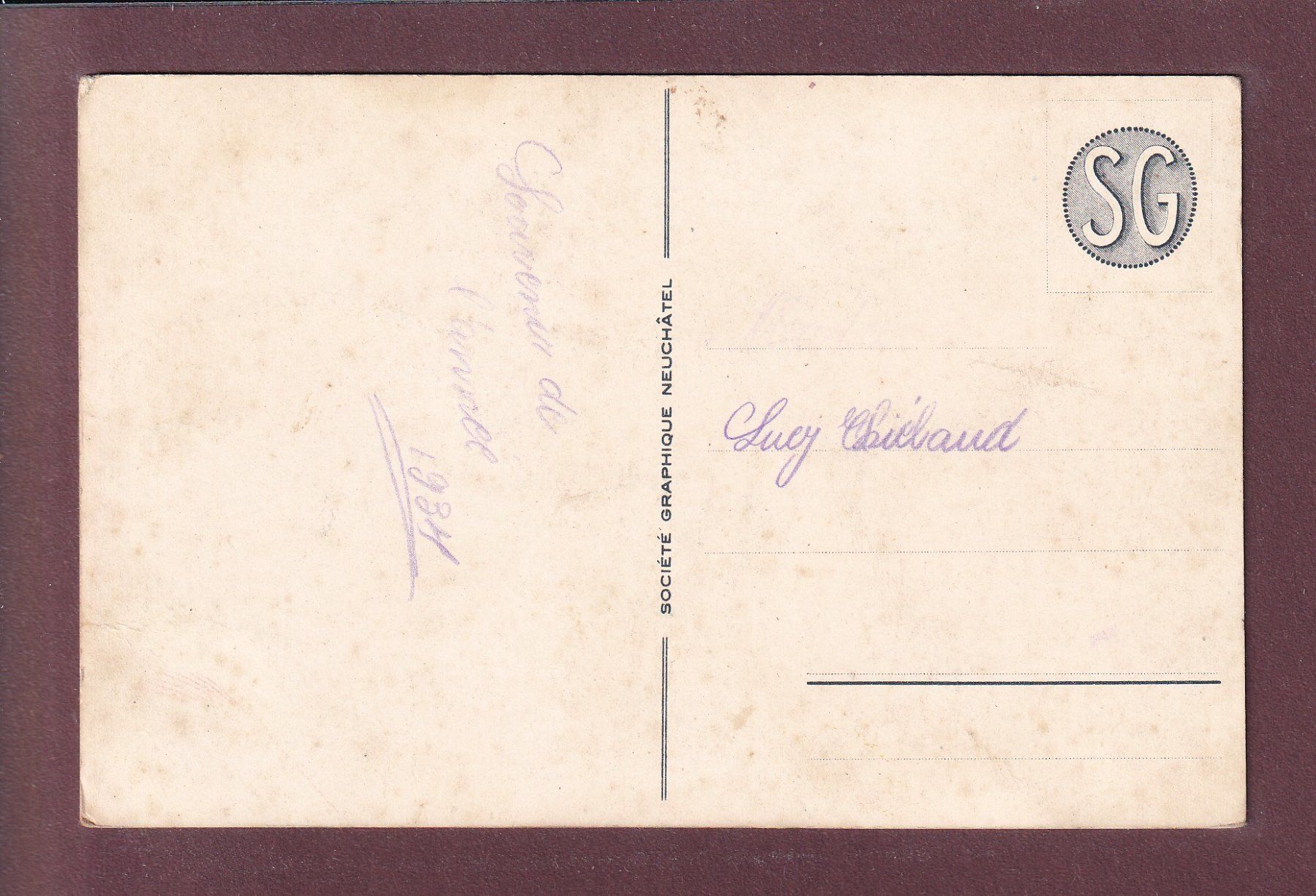 Cartoline postali: Tour de CHAUMONT - Le réflecteur - 1934 – Usato da Pully venduto da nicecards 1