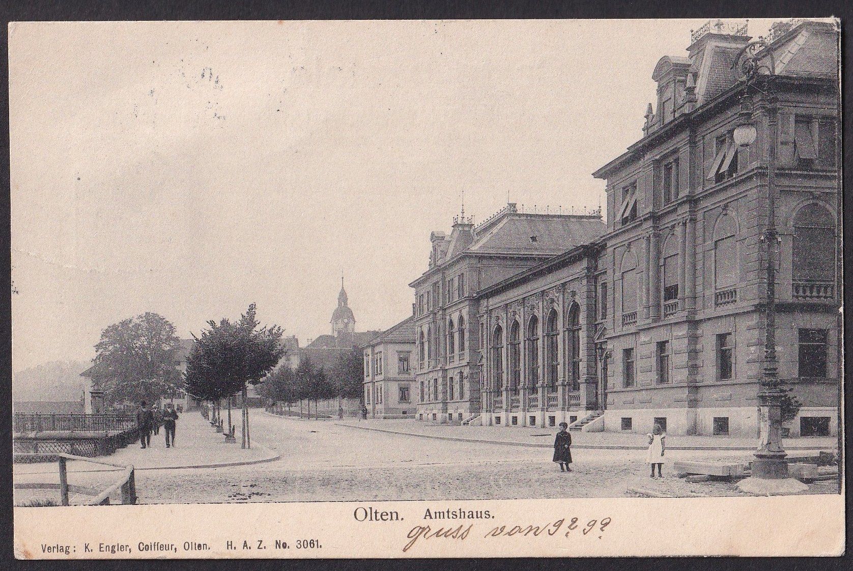 Cartes postales: Olten Amtshaus – D'occasion à Olten par clotaldi