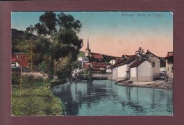 VALLORBE - Bords de l'Orbe - 1913