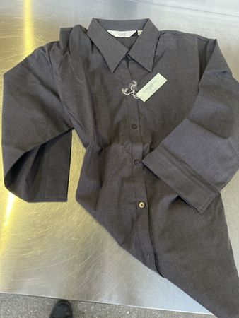 Damenbluse langarm Anthrazit 938F Russell Collection Gr.M