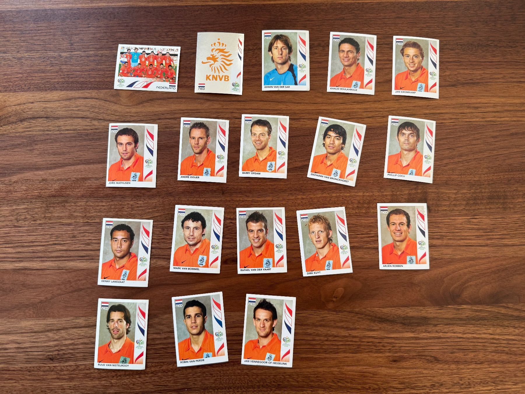 Panini Carte collezionabili: Panini WM 2006 - Netherland Team Komplett – Nuovo (secondo la descrizione) da Chiggiogna venduto da TheLegend88