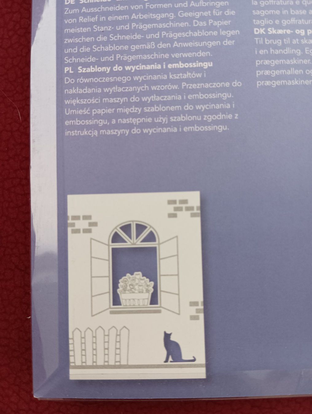 Sciablone: Präg - Stanzschablone Katze – Nuovo e nell'imballaggio originale da Würenlingen venduto da Striga 1
