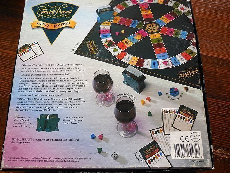 Giochi: Trivial Pursuit - Genius Edition 1995 – Nuovo e nell'imballaggio originale da Pura venduto da Puraaner 2