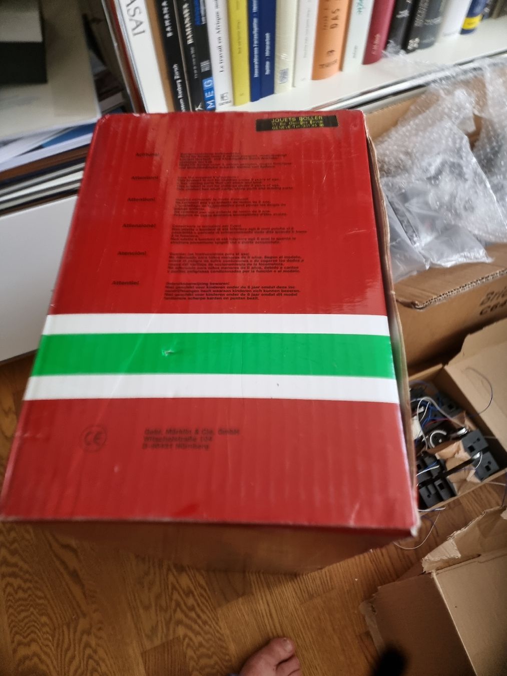 LGB Modellini di ferrovie: LGB Leerkarton GE 4/4 II (mit styropor) – Usato da Zumikon venduto da chv_w96q 1