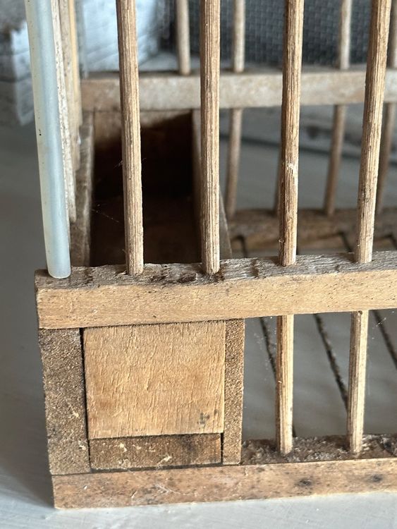 Kleiner original alter Vogelkäfig Dekokäfig aus der Provence | Kaufen ...