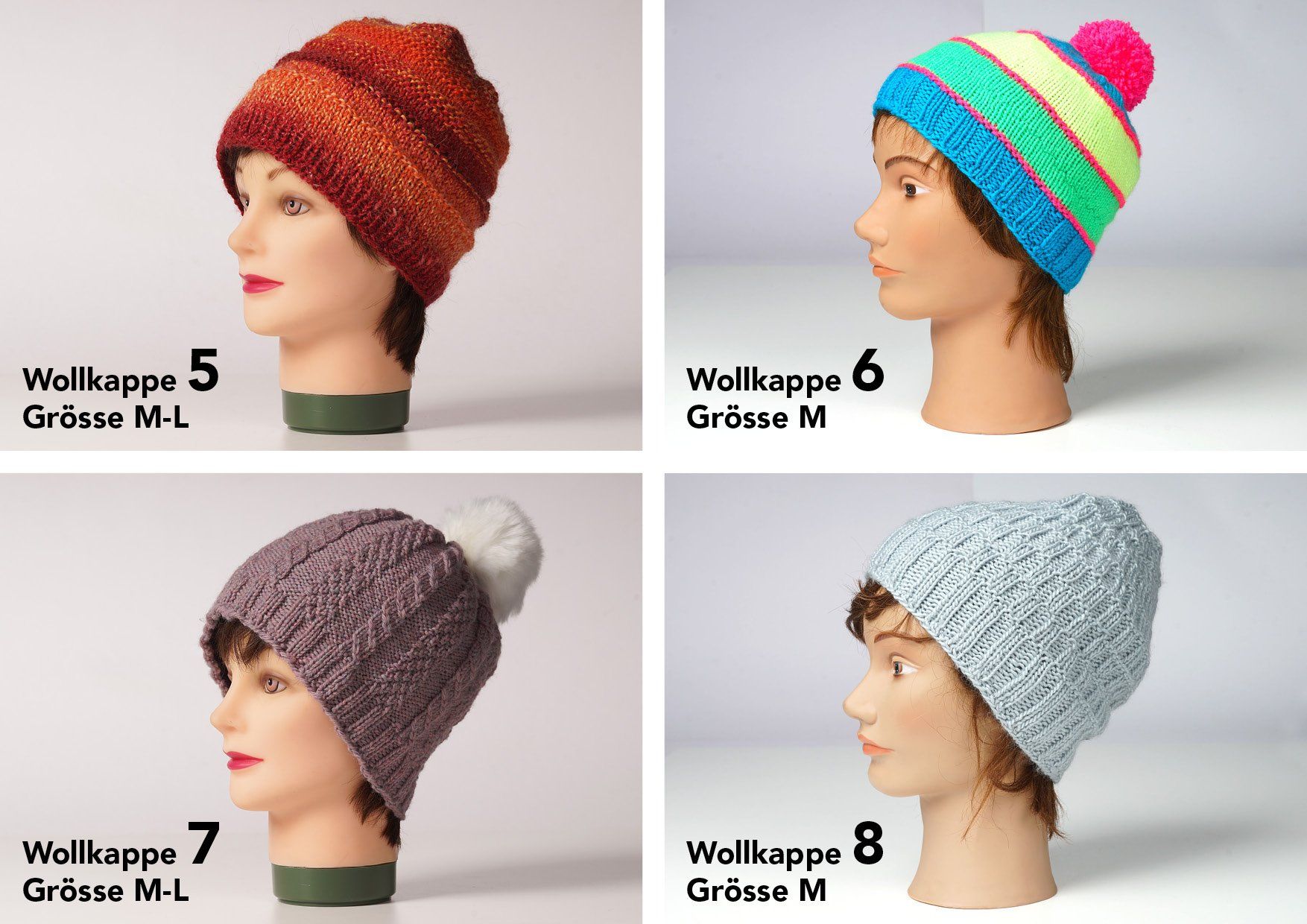Hüte, Mützen & Caps: Handgestrickte Wollkappen – Neu (gemäss Beschreibung) aus Buochs von chicco64 1