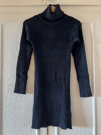 Robe pull noire IRO col roulé, taille S
