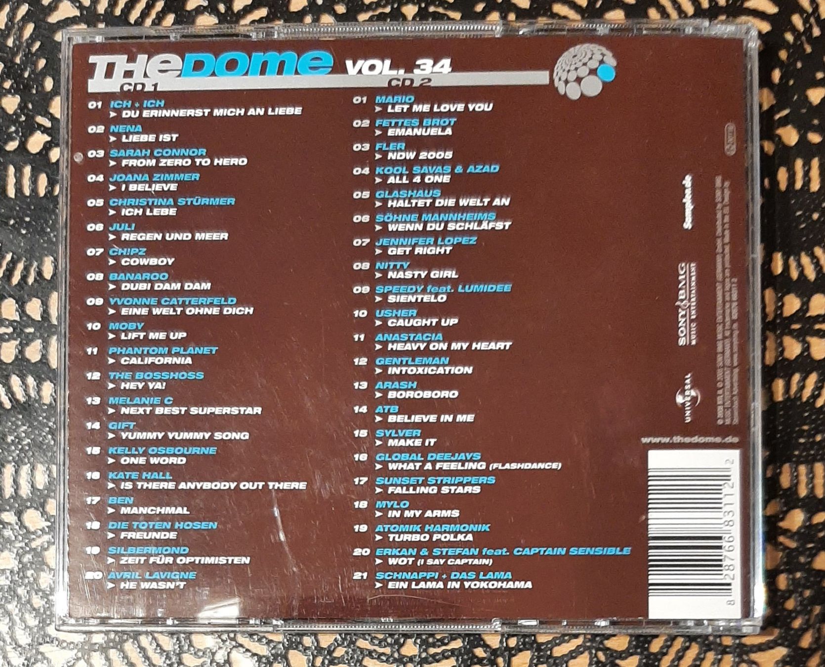 CD: The Dome Vol. 34, Doppel-CD 2005, Hit Compilation, Sampler – Usato da Amriswil venduto da Celini3 1