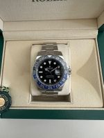 Rolex GMT-Master II Batman Edelstahl Box/Garantie vorhanden