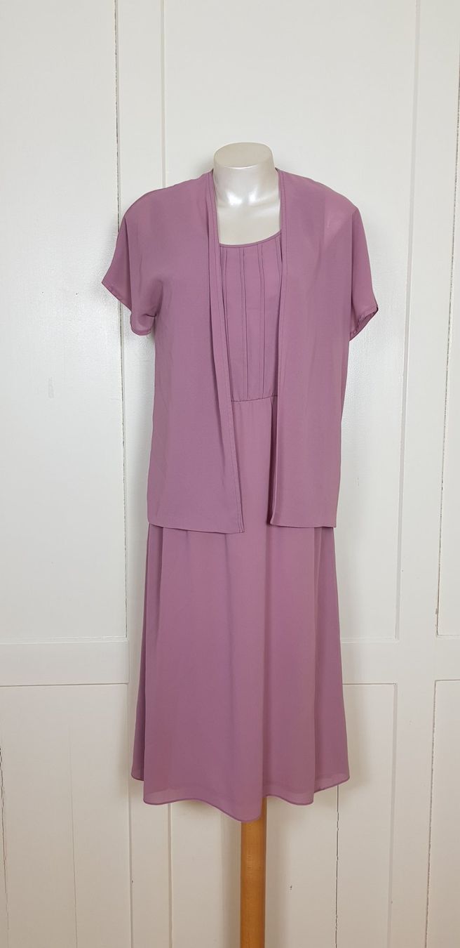 Vestiti: Kleid mit Bolero, Chiffon, Gr. 38 – Usato da Uster venduto da Astral 1