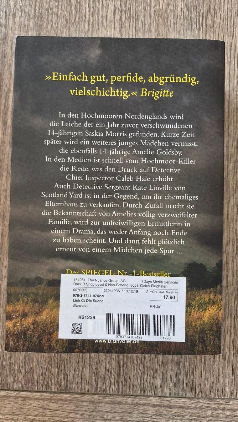 Libri: Buch: Die Suche von Charlotte Link – Usato da Kleinandelfingen venduto da jessi2209 1