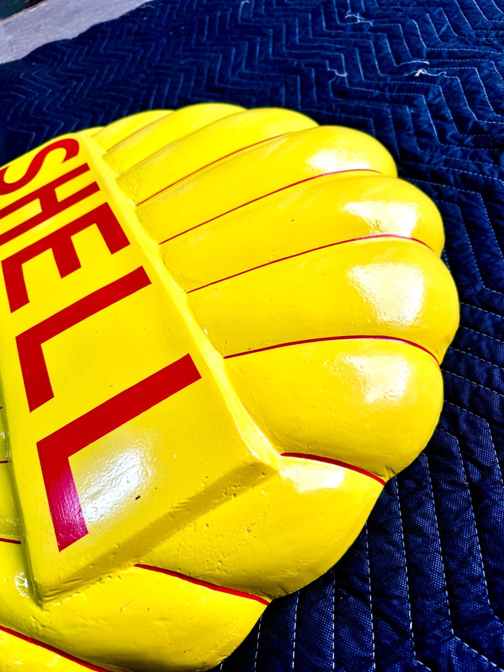 Shell Insegne: Shell vintage Muschel Alu Guss – Usato da AARBURG venduto da cheapstuff 1