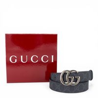Gucci GG supreme Gürtel schwarz Gr. 85