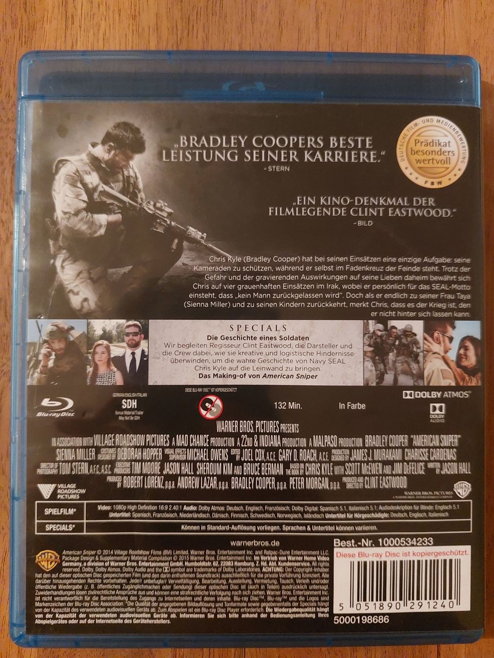 Tous les DVDs: Blu Ray - American Sniper – D'occasion à Rheinfelden par FilmAuktion 1