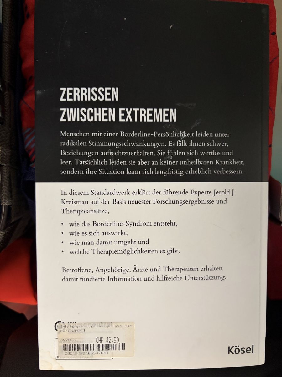 Libri: Buch Ich hasse dich, verlass mich nicht  – Usato da Bazenheid venduto da tab_w525 1
