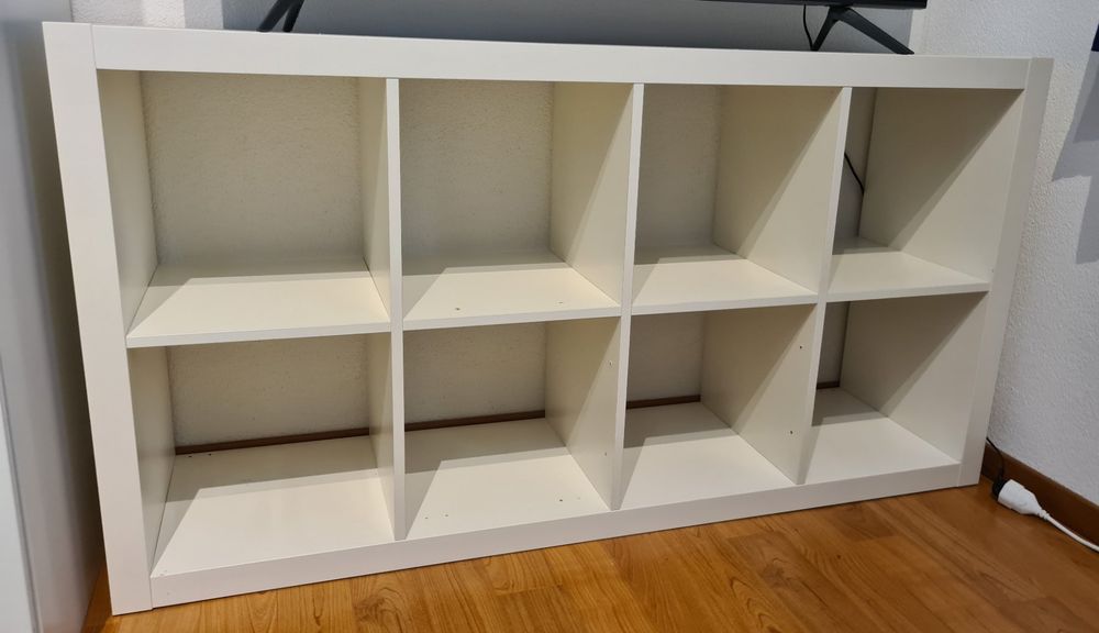 Kallax Regal (8er) 77 x 147 cm, weiss, IKEA, inkl. 2 Türen Kaufen auf