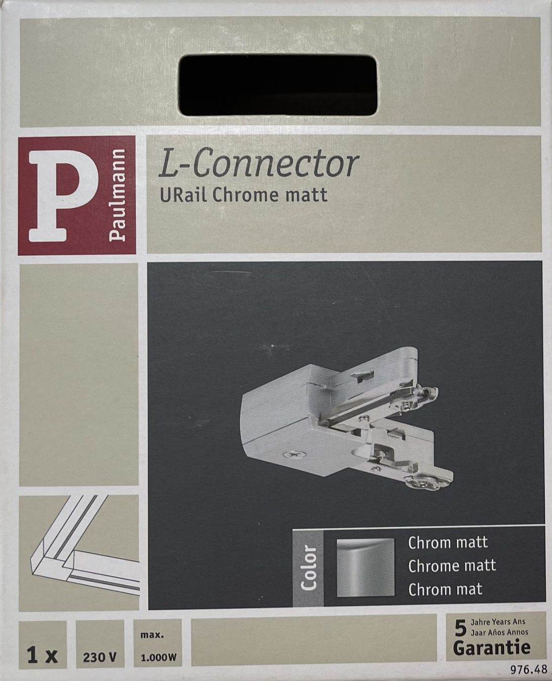 Unità & Adattatore: Paulmann URail L-Connector – Usato da Cham venduto da fiopel 2