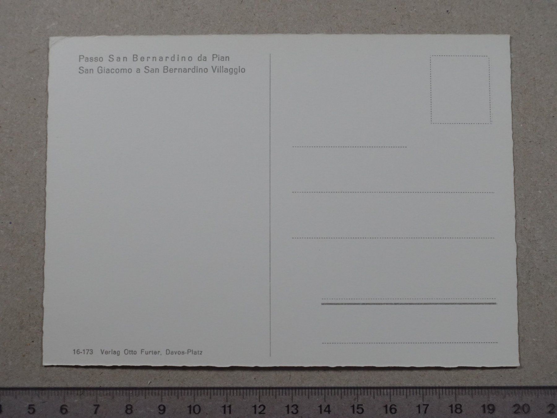 Cartoline postali: Passo San Bernardino – Usato da Lenzburg venduto da fh1 1