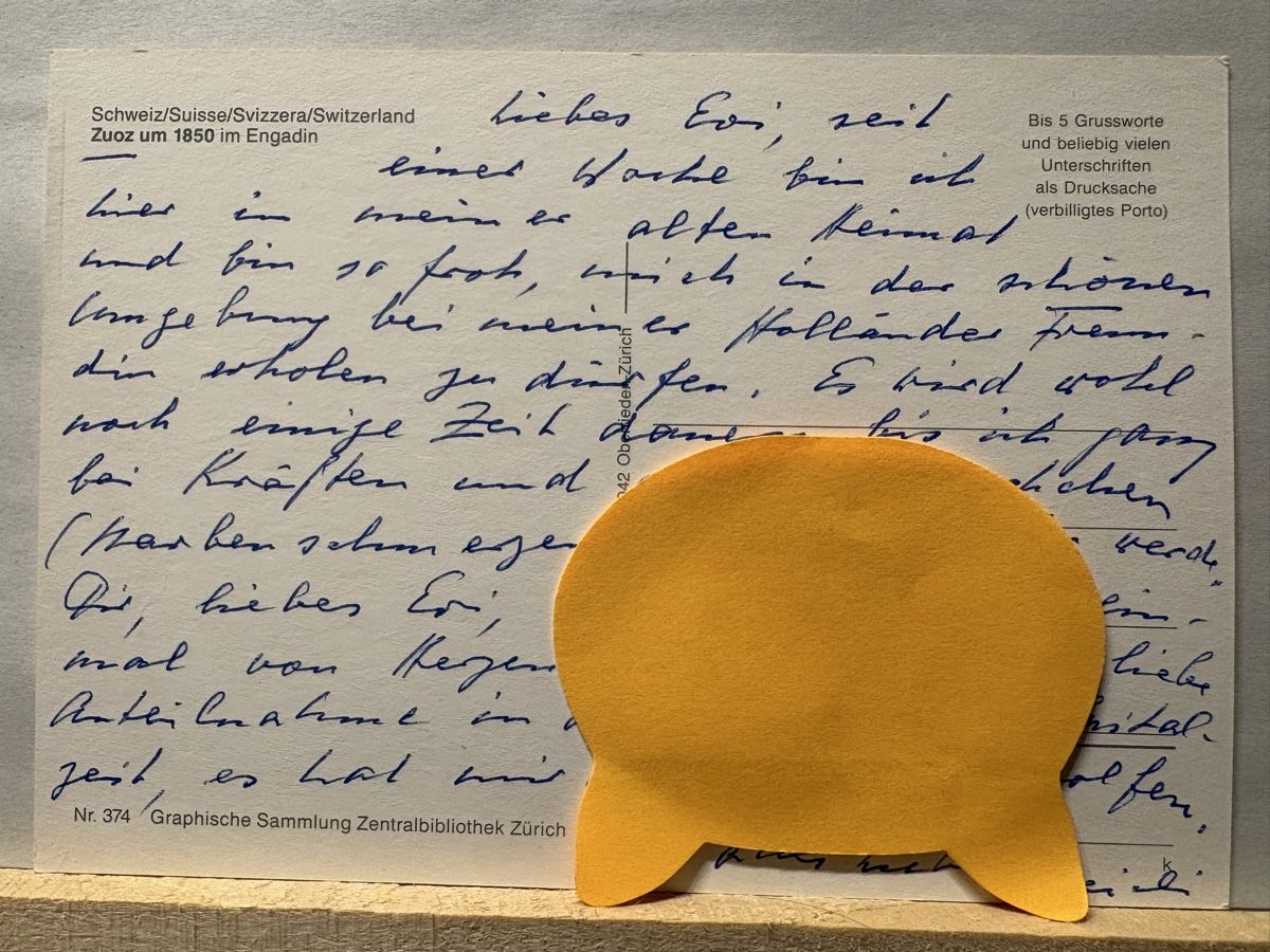 Ansichtskarten: SK mit Bild von Zuoz – Gebraucht aus Rümlang von Brieftaube1 1
