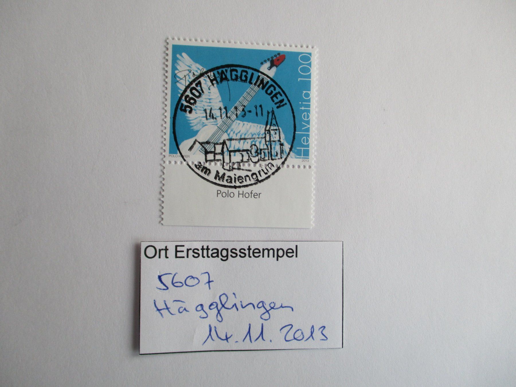 Tutti i francobolli: Voll Ort Ersttagsstempel 5607 Hägglingen – Usato da Langnau b. Reiden venduto da Aktuell88