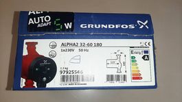 Grundfos Umwälzpumpe Alpha2 32-60 /180