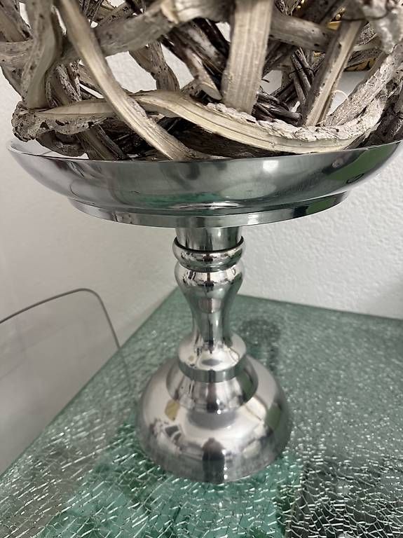 Tutte le decorazioni: Wunderschöne Schale Aluminium Steel  mit Deko – Usato da Bern venduto da Ninitto 1