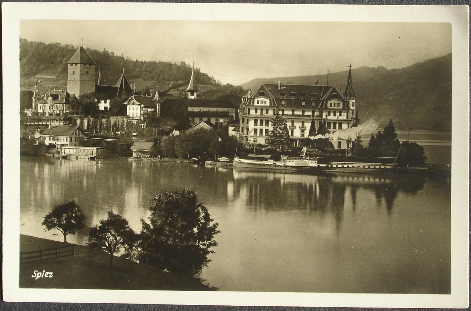 Cartoline postali: SPIEZ Dampfschiff Bubenberg – Nuovo (secondo la descrizione) da Jona venduto da philajona