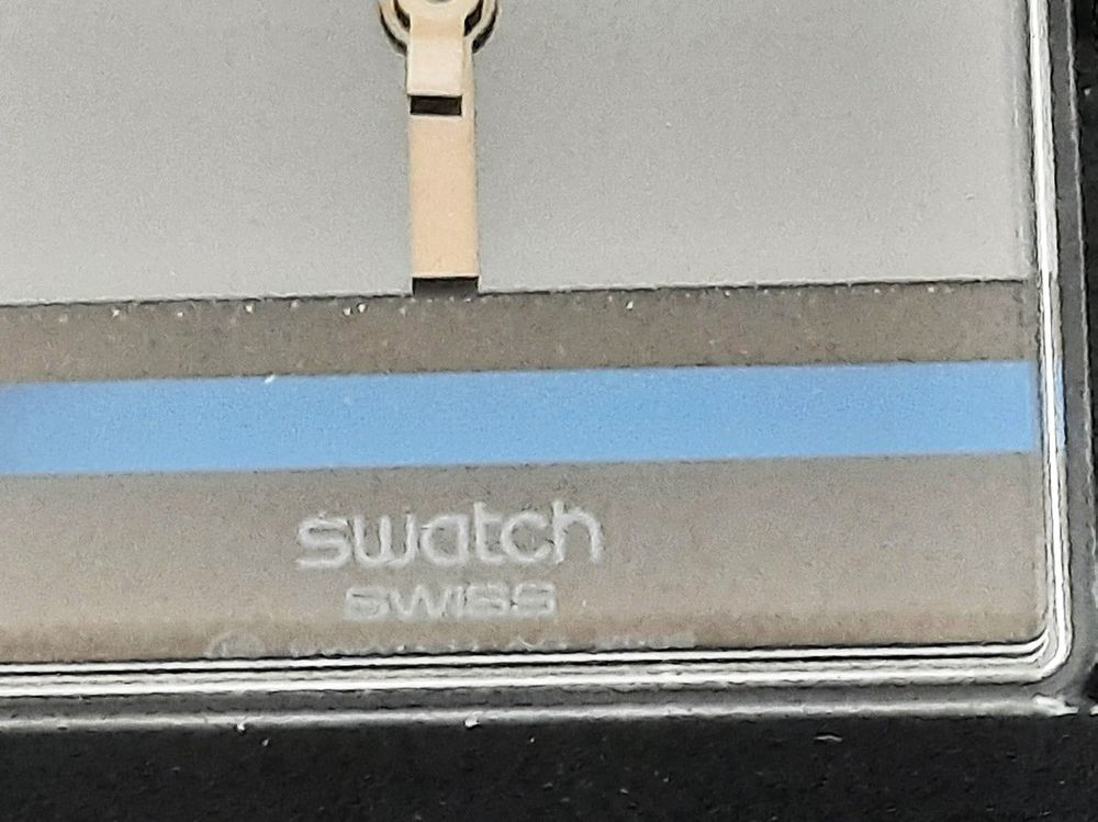 SWATCH swiss Herrenarmbanduhr 2000er schwarz 2
