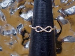 ZARTER 925 RING SILBER  - UNENDLICHKEIT - INFINITY