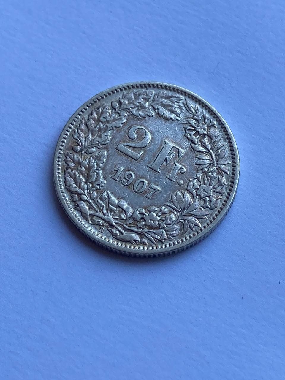 Tutti le monete: Schweiz 2 Franken 1907 fast vorzüglich – Usato da Muralto venduto da manueldisaba01 3