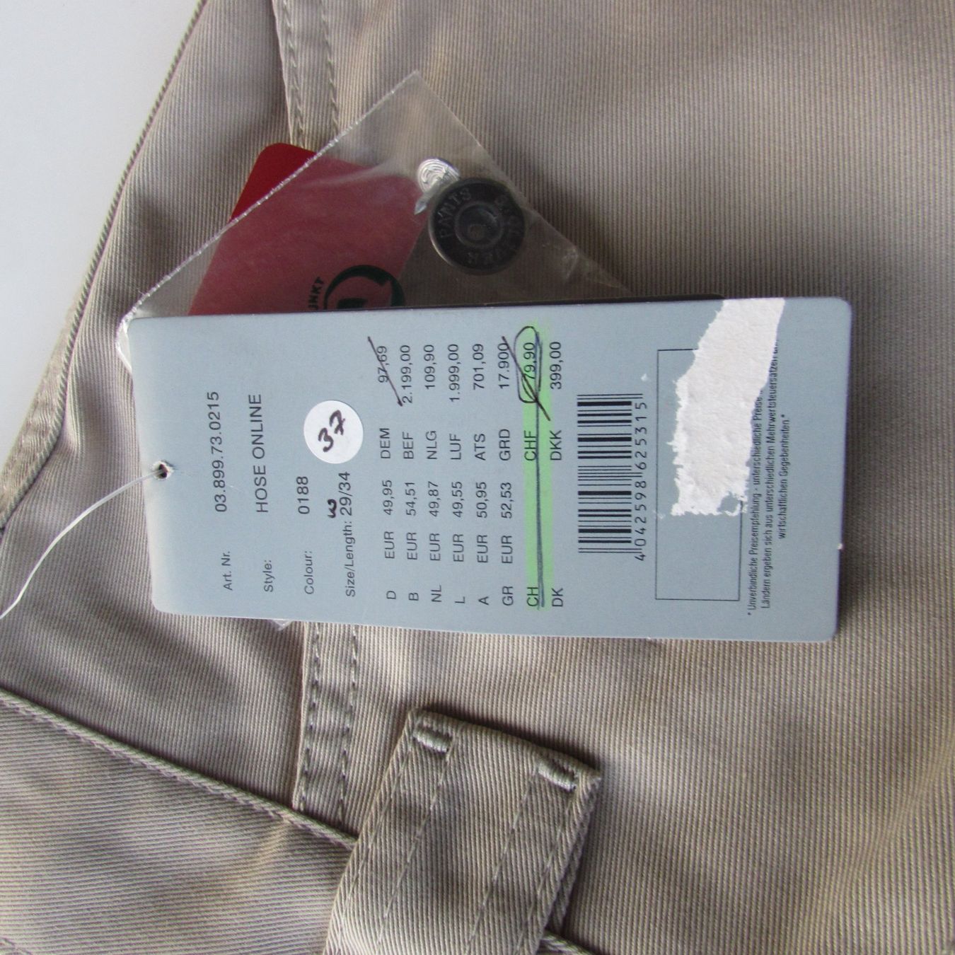 S.Oliver Hosen: Hose Marke S.Oliver Pants  Neu! – Neu (gemäss Beschreibung) aus Aadorf von Olymp05 3