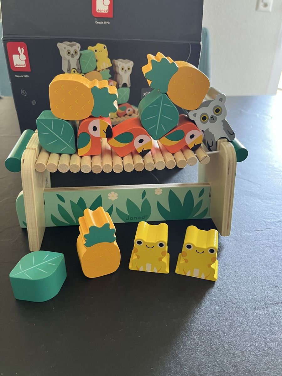 Janod Giochi: Jeu bois Janod équilibre à partir de 2 ans – Usato da Chénens venduto da RosaLine 1