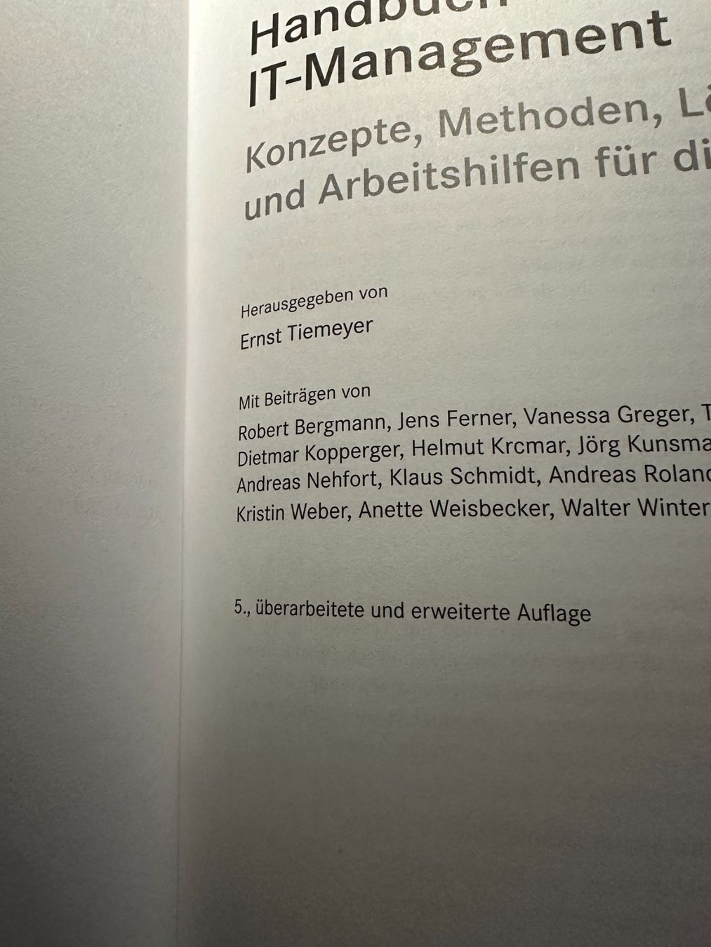 Livres: Handbuch IT-Management – D'occasion à Schneisingen par Tomthedragon 1