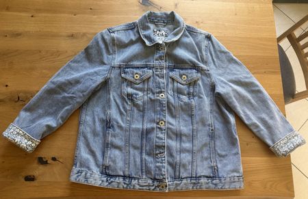 Veste en jean C&A Taille 48 Printemps Été Belle Occasion
