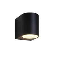 COLFIERE LED-Wandlampe schwarz für In- und Outdoor