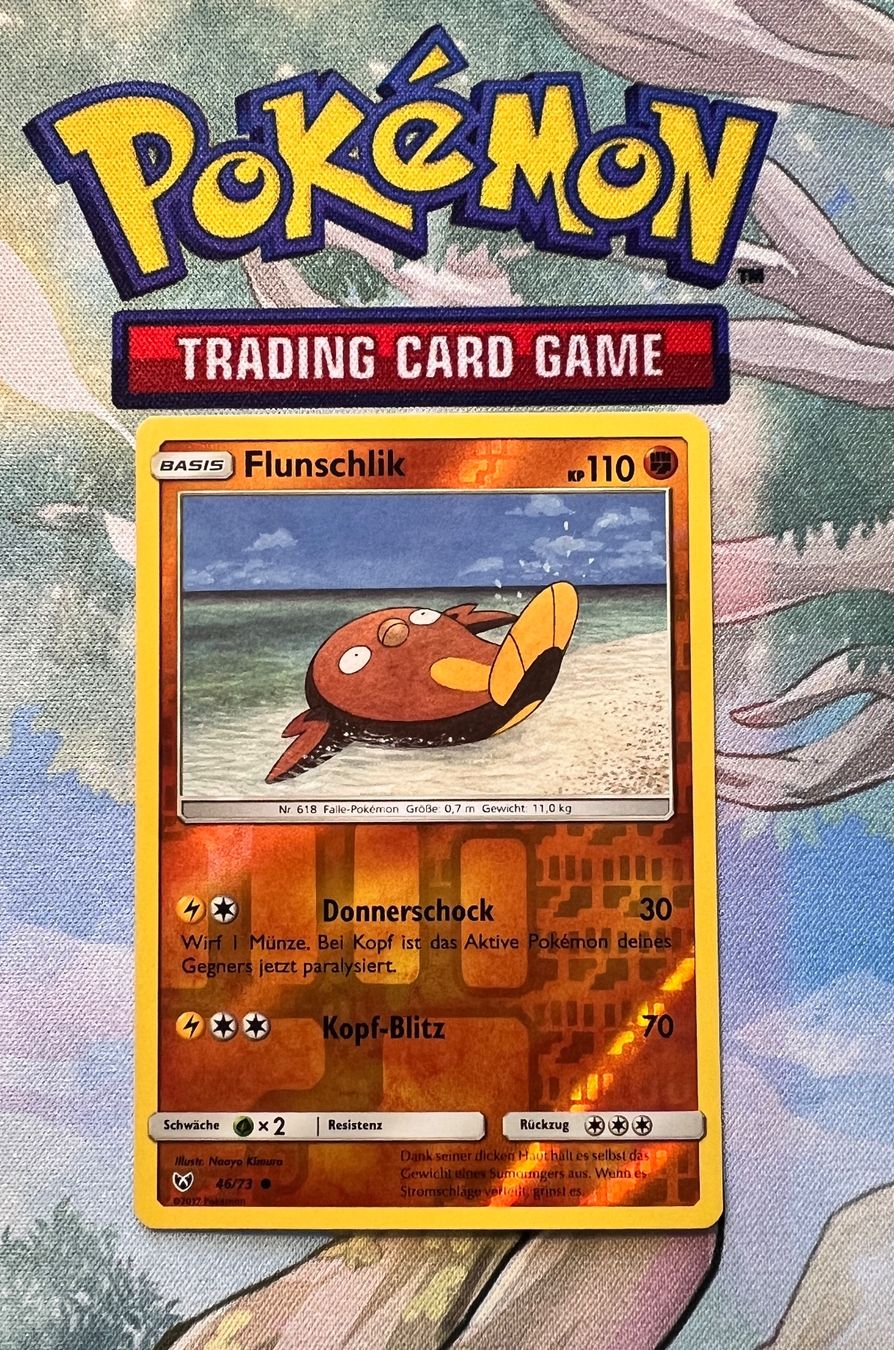 Cartoline: Flunschlik Reverse Holo Schimmernde Legenden 46/73 – Usato da Sempach venduto da R-G