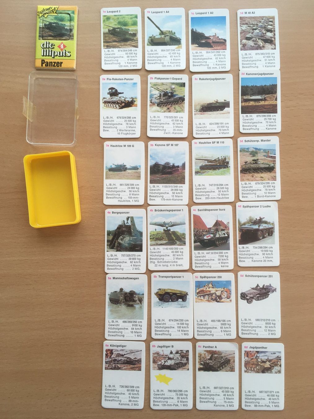 Giochi: Quartett – Panzer – Usato da Grenchen venduto da Kogi7 1