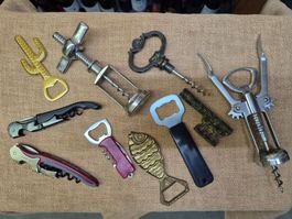 9x Korkenzieher Zapfenzieher Flaschenöffner