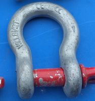 Schäkel, Bolzen  rot  4 stk