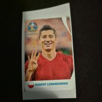 Cola Panini Sticker Robert Lewandoski Euro 2020