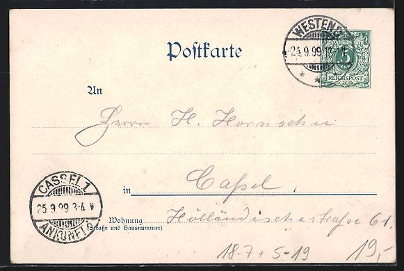 Cancelleria postale: Litho Berlin, Kgl. Schloss, Denkmal d. g – Usato da Berlin venduto da bartko-reher 1