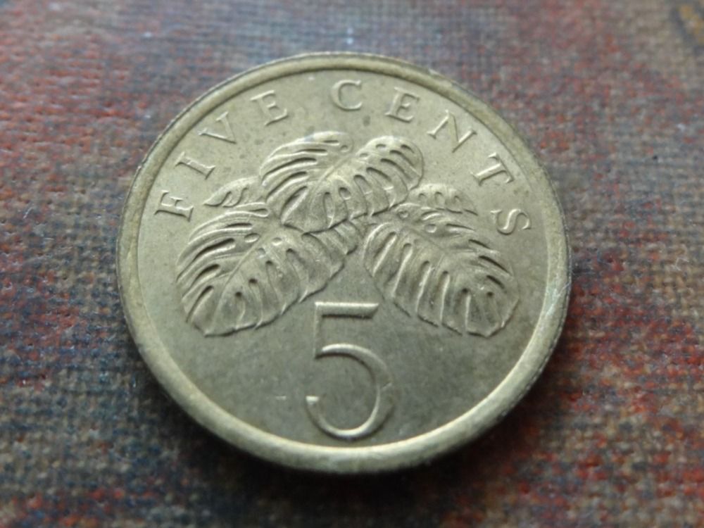 Alle Münzen: SINGAPOUR  5  Cents  1988 – Gebraucht aus Romanel-sur-Lausanne von Swift13