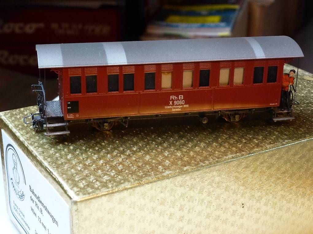 Ferro-suisse Modelleisenbahnen: Ferro Suisse H0m RHB X 9060 braun – Gebraucht aus Birmensdorf ZH von 8903ErichTittel 4