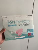 SOFT-TAMPONS Stringless Tampons Normal 50 Pieces New